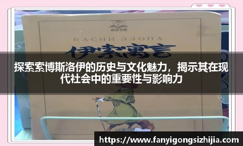 探索索博斯洛伊的历史与文化魅力，揭示其在现代社会中的重要性与影响力